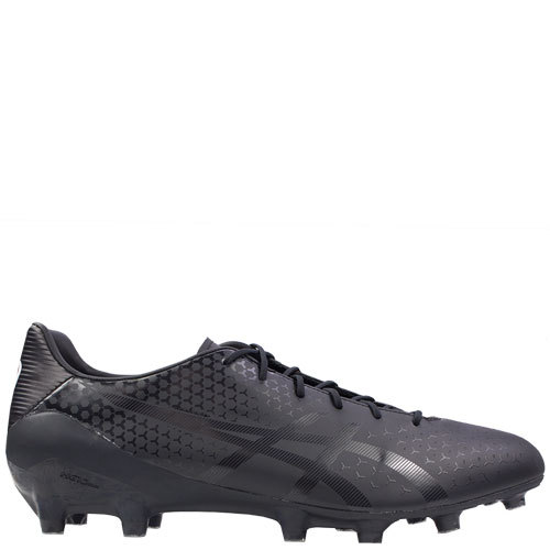 black asics football boots