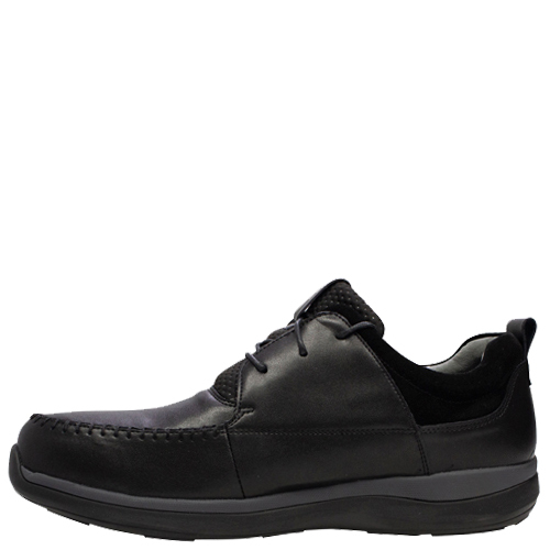 Propet | Pryce | Black | Men's Leather Walkers | Rosenberg Shoes ...