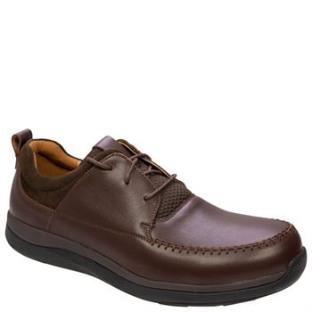 Propet | Pryce | Brown | Men's Leather Walkers | Rosenberg Shoes ...