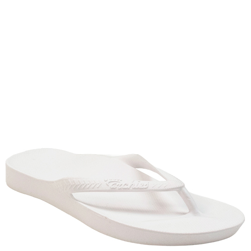 ARCHIES-Arch Support Thongs-White