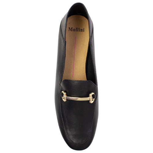 Mollini | Gablaze | Black | Women's Leather Loafers | Rosenberg Shoes ...