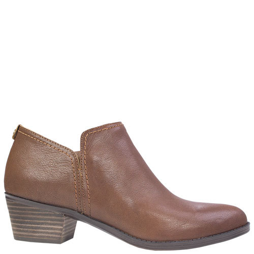 Zarie leather best sale ankle booties