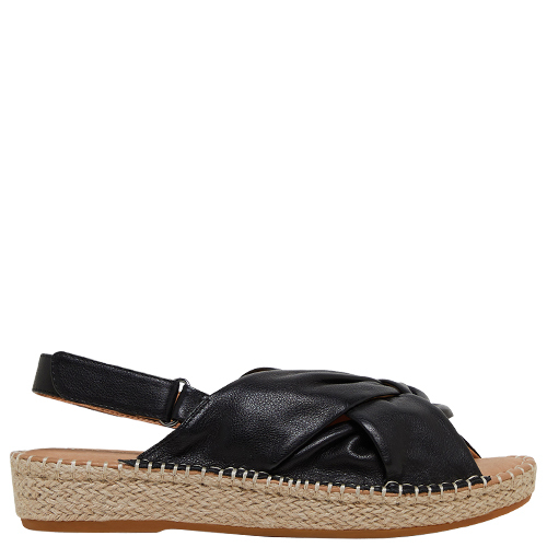 Hush Puppies Bali Black Women s Espadrille Sandals Rosenberg Shoes Large Size