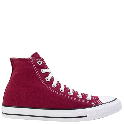 Converse | Hi Tops (Womens) | Maroon | Lace-up Canvas Sneakers ...