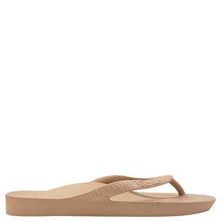 Archies Arch Support Flip Flops- Tan - Adelaide Foot and Ankle Shop