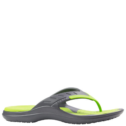 Crocs | Modi Sport Flip | Grey Green | Men's Comfort Thongs | Rosenberg  Shoes | Large Size