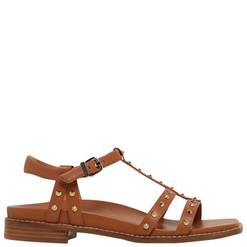 Hush Puppies | Hip | Tan | Women's Contoured Sandals | Rosenberg Shoes |  Large Size